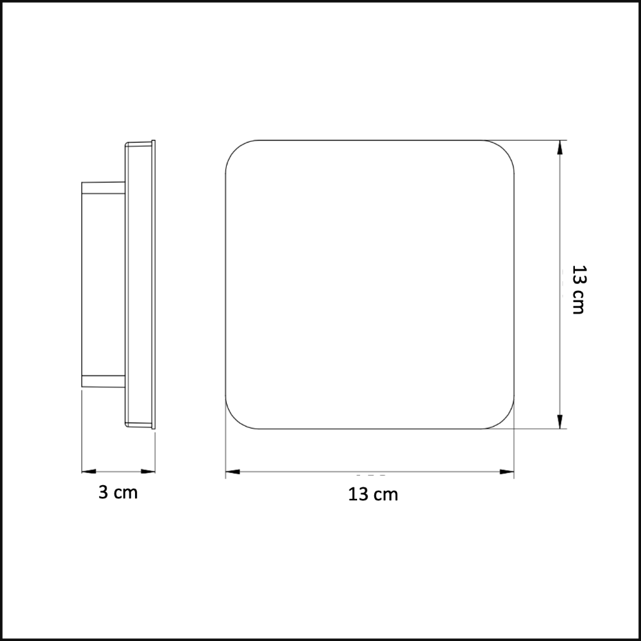 Applique murale minimaliste LED - EPOREDIA