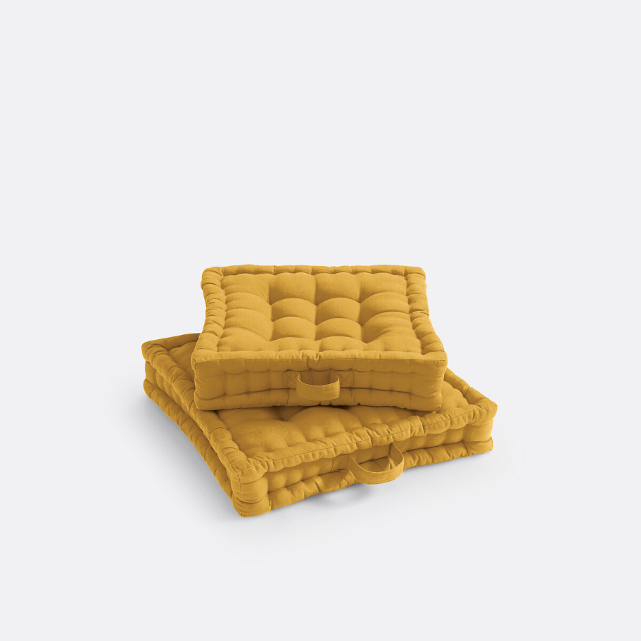 Coussin de sol coton recyclé, Scenario