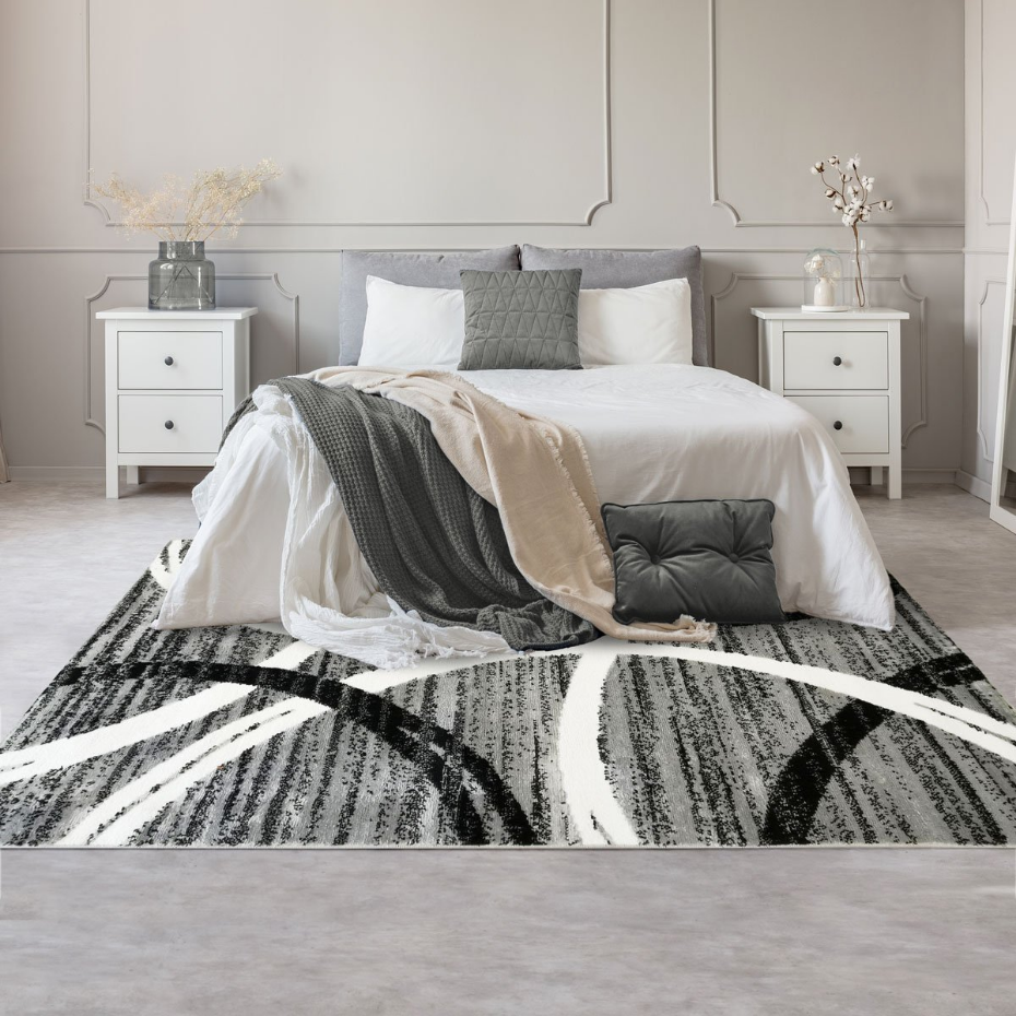 Tapis salon laineux motifs arc   UNDERGOOD ARCHY