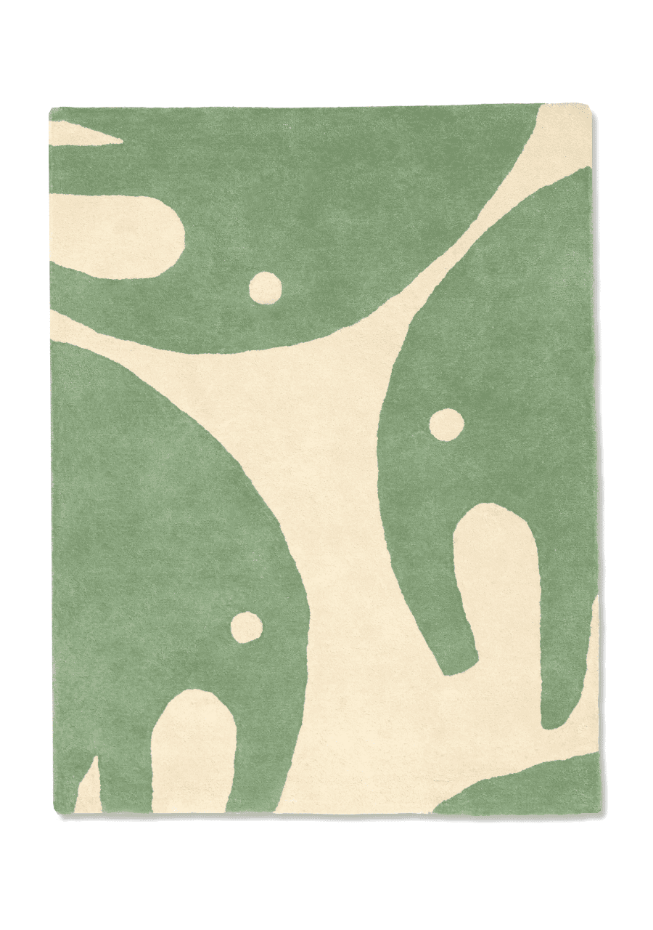 Tapis enfant rectangulaire épais, Coton bio GOTS, ELEPHANT