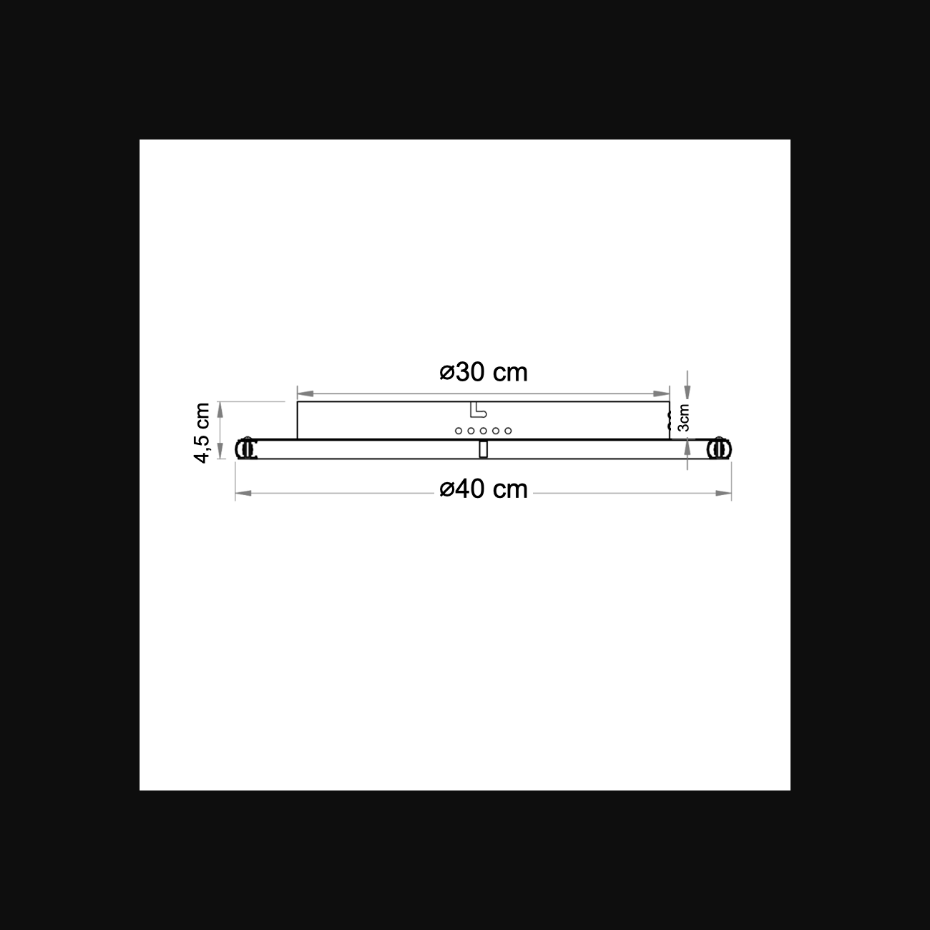 Plafonnier rond moderne - ALESSIA