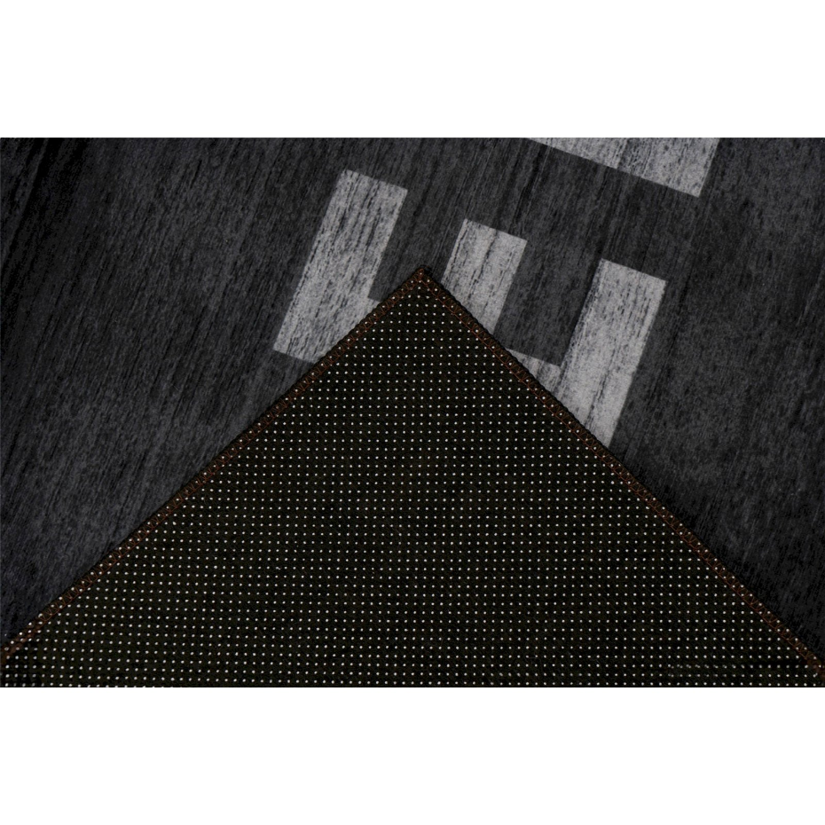 Tapis rectangulaire en polyester poil court
