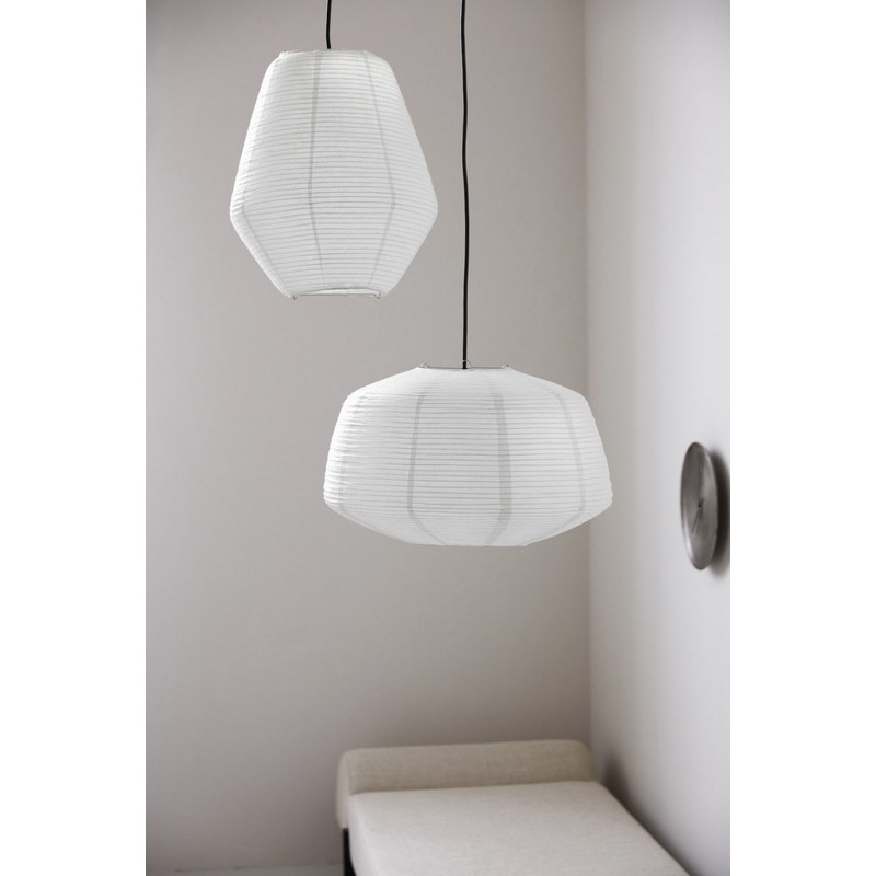 Abat-jour de suspension papier de riz  Bidar