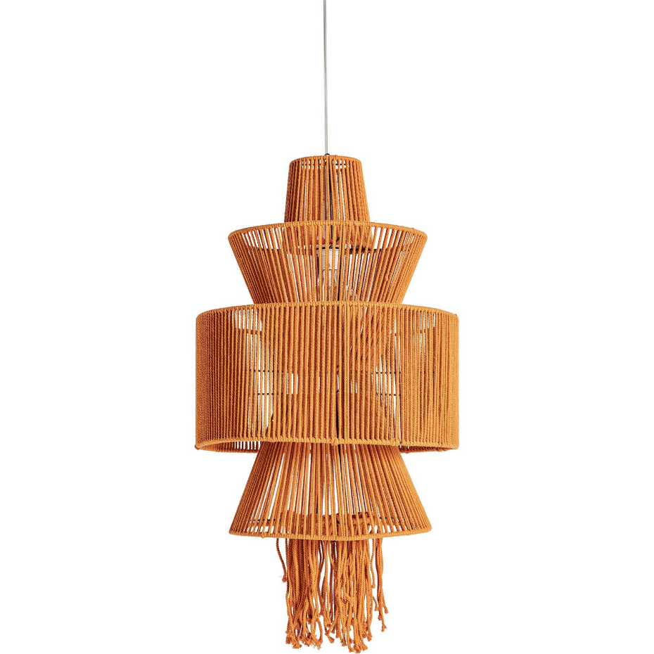 Lustre bohème en coton à suspendre