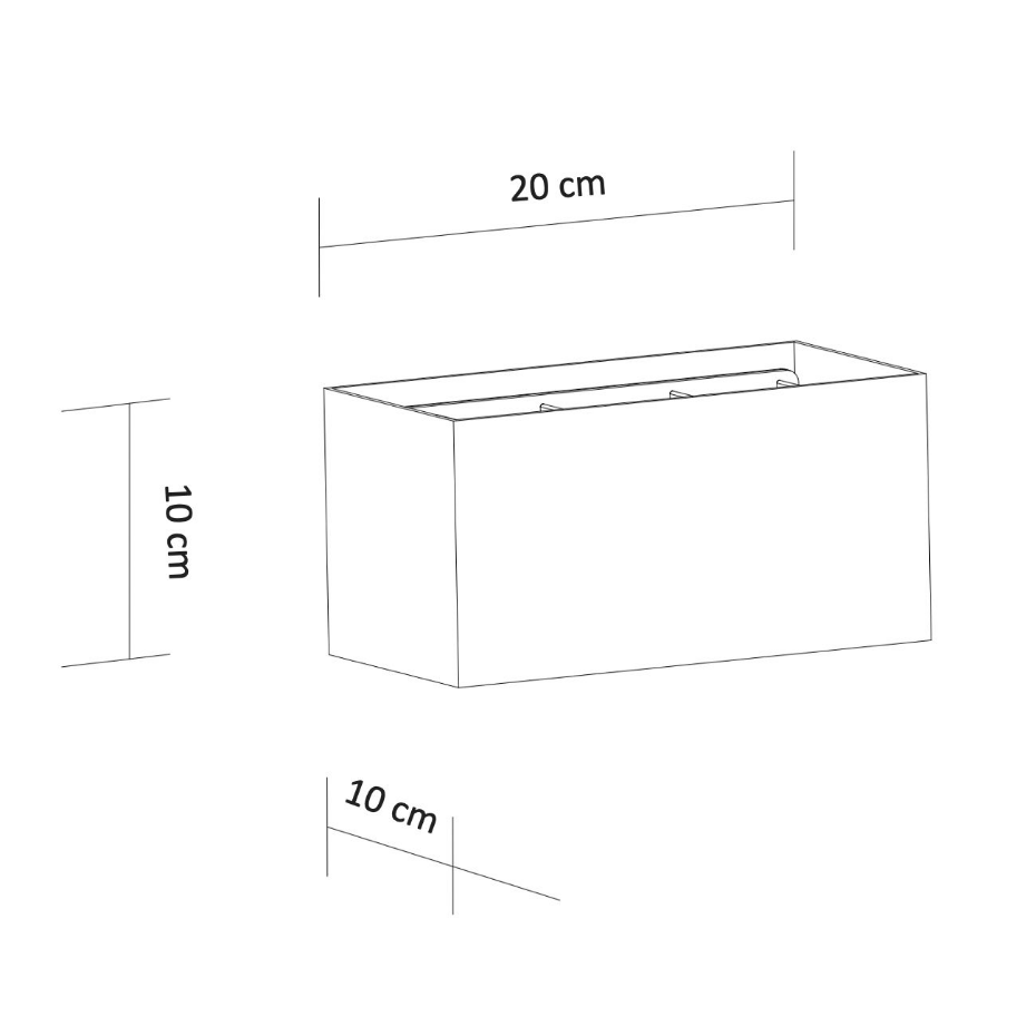 Applique à Double Faisceau Lumineux - CUBIC