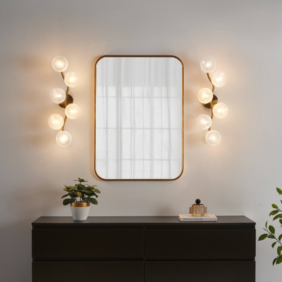 Applique vague chic multi-verre - ISALINA