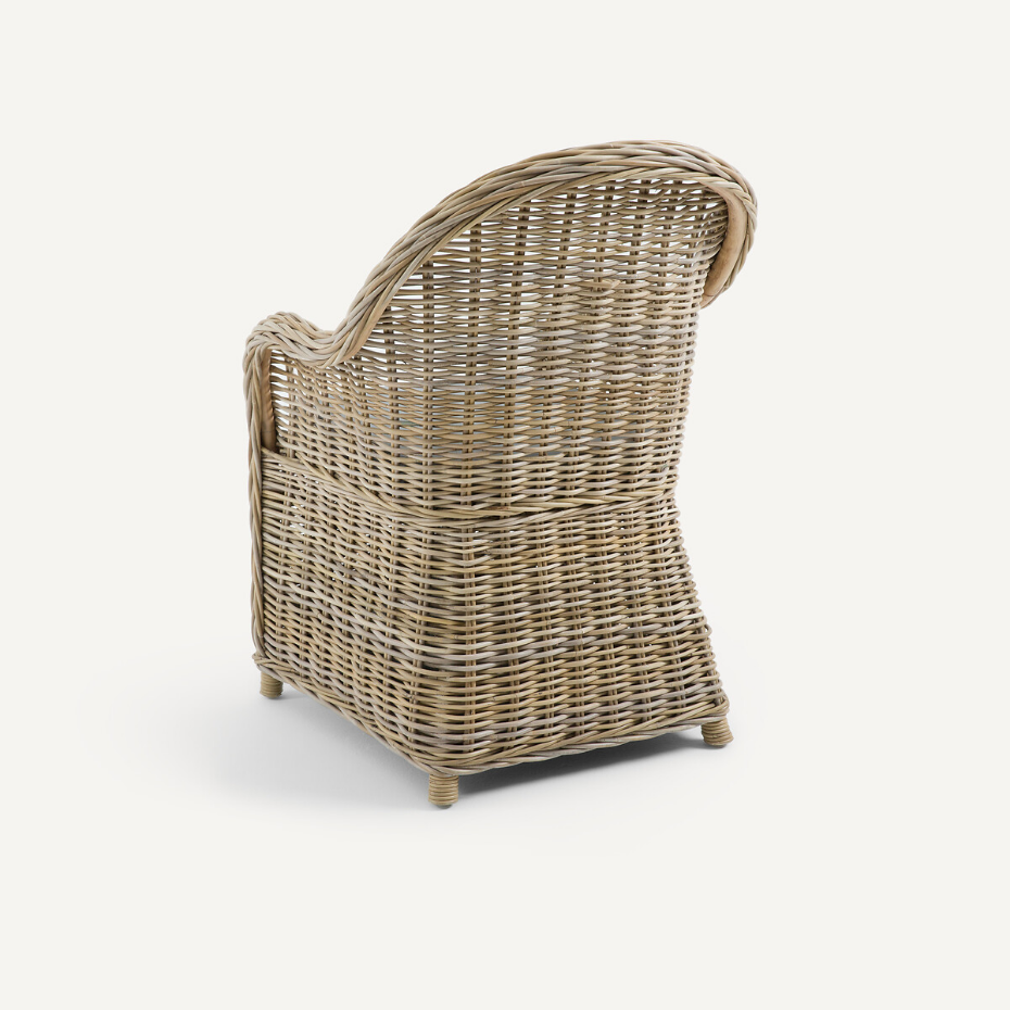 Fauteuil de jardin tressé, Elmer