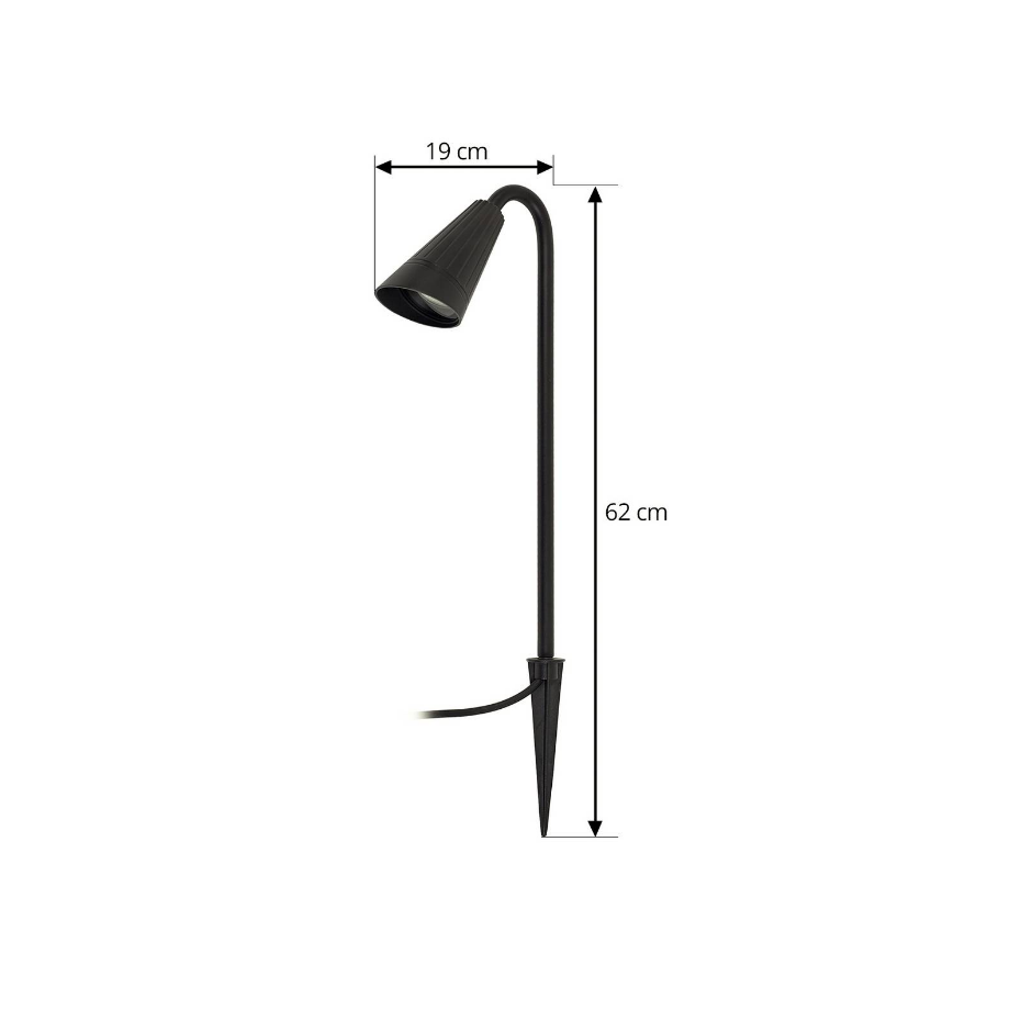 Lampe à planter en aluminium moderne