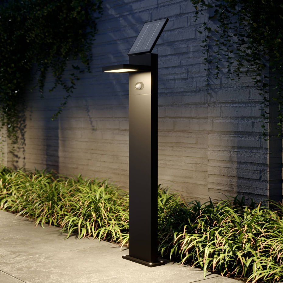 Lampe solaire en aluminium moderneLED