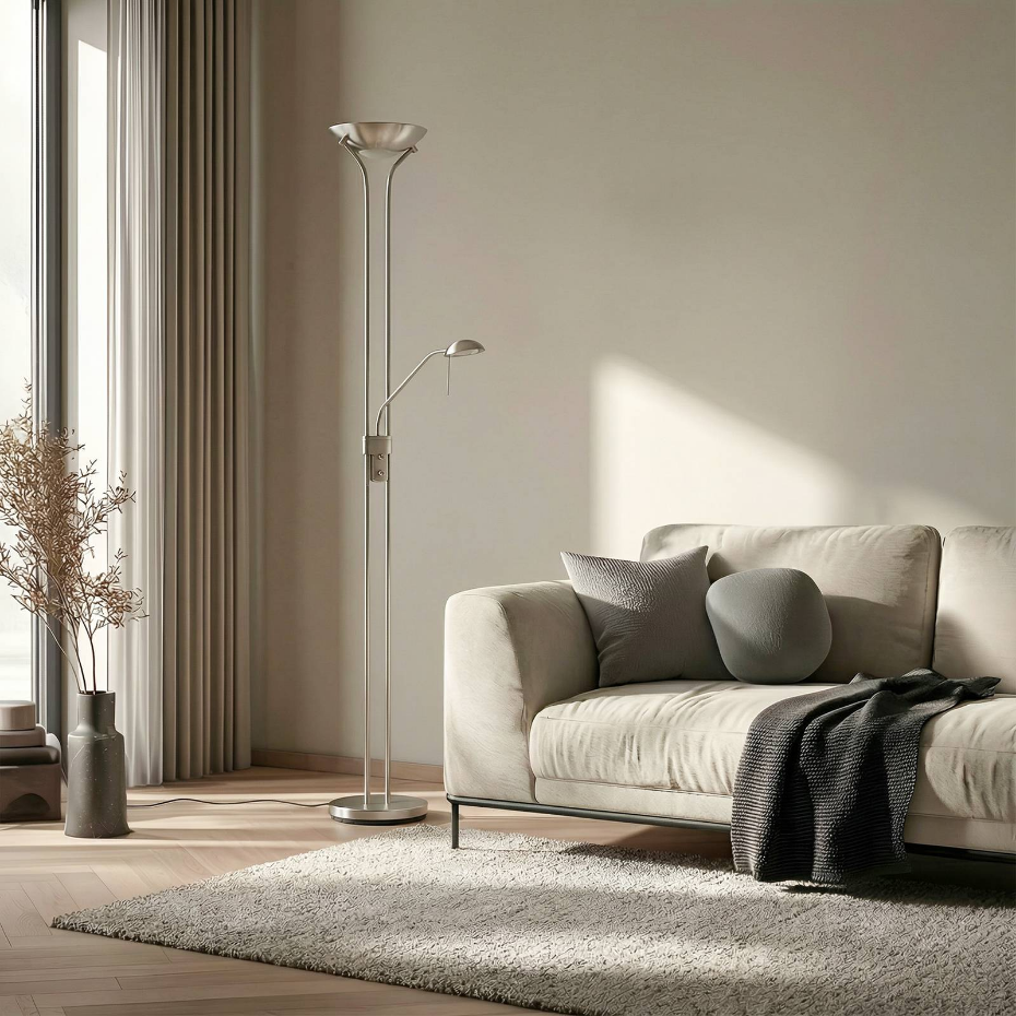 Lampadaire en métal moderneLED, Josefin