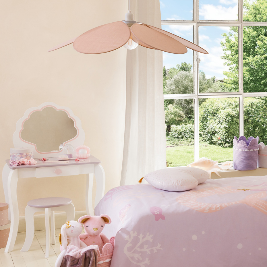 Suspension enfant fleur 6 pétales D.72cm NAYA
