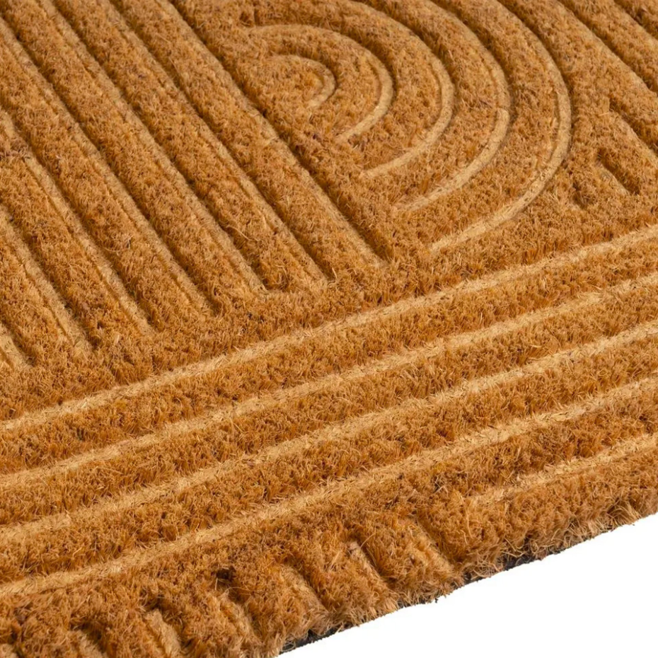 Paillasson coco marron 60x40x1.5cm