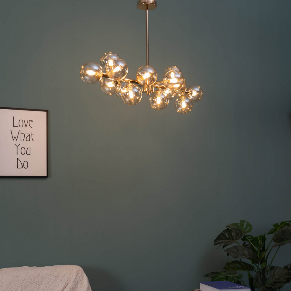 Suspension dorée dimmable - OSSANA