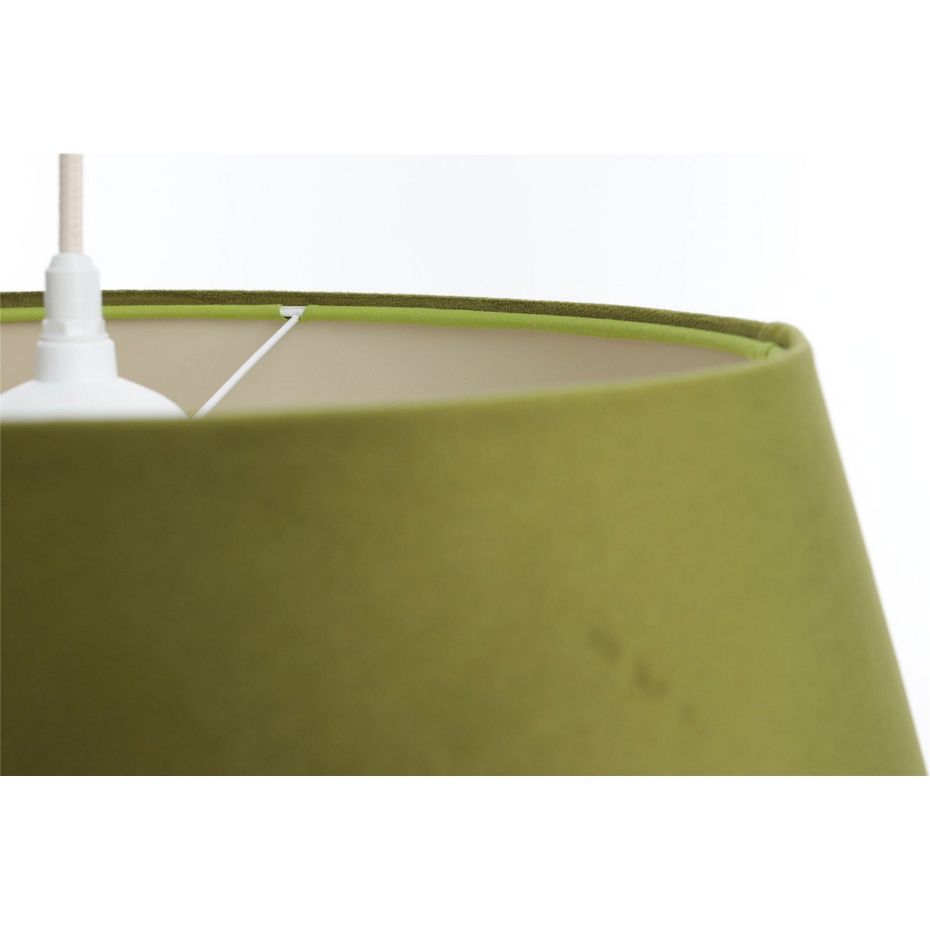Suspension extérieure en rotin et tissu velours sensei