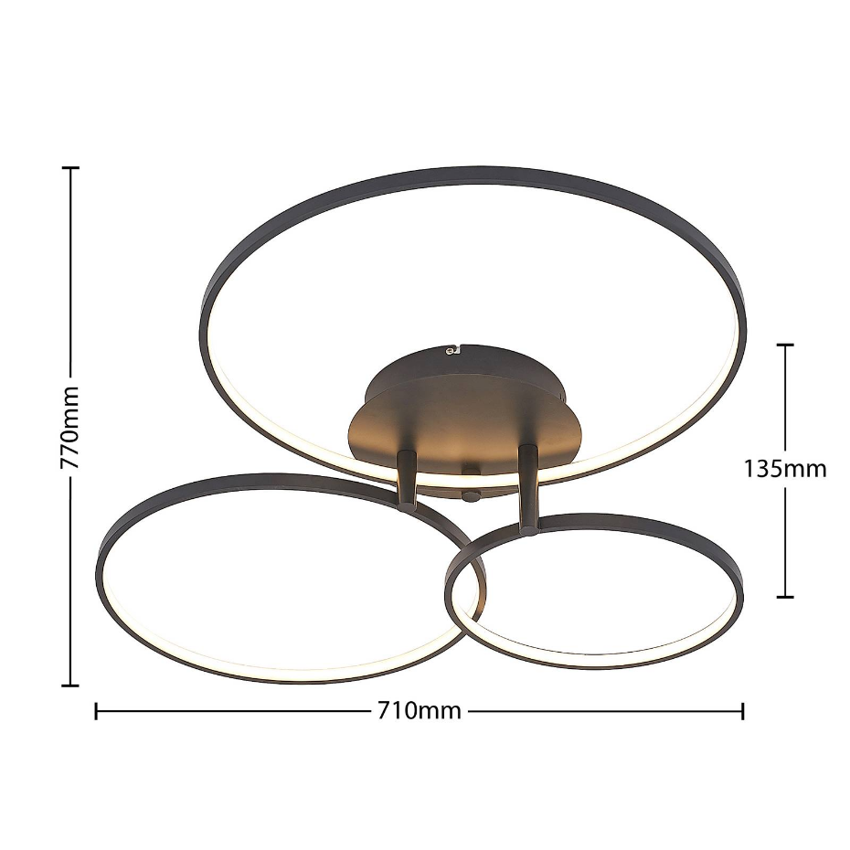 Plafonnier moderneLED, Rayk