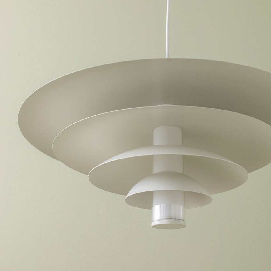Lustre blanc D.50cm BOREAL