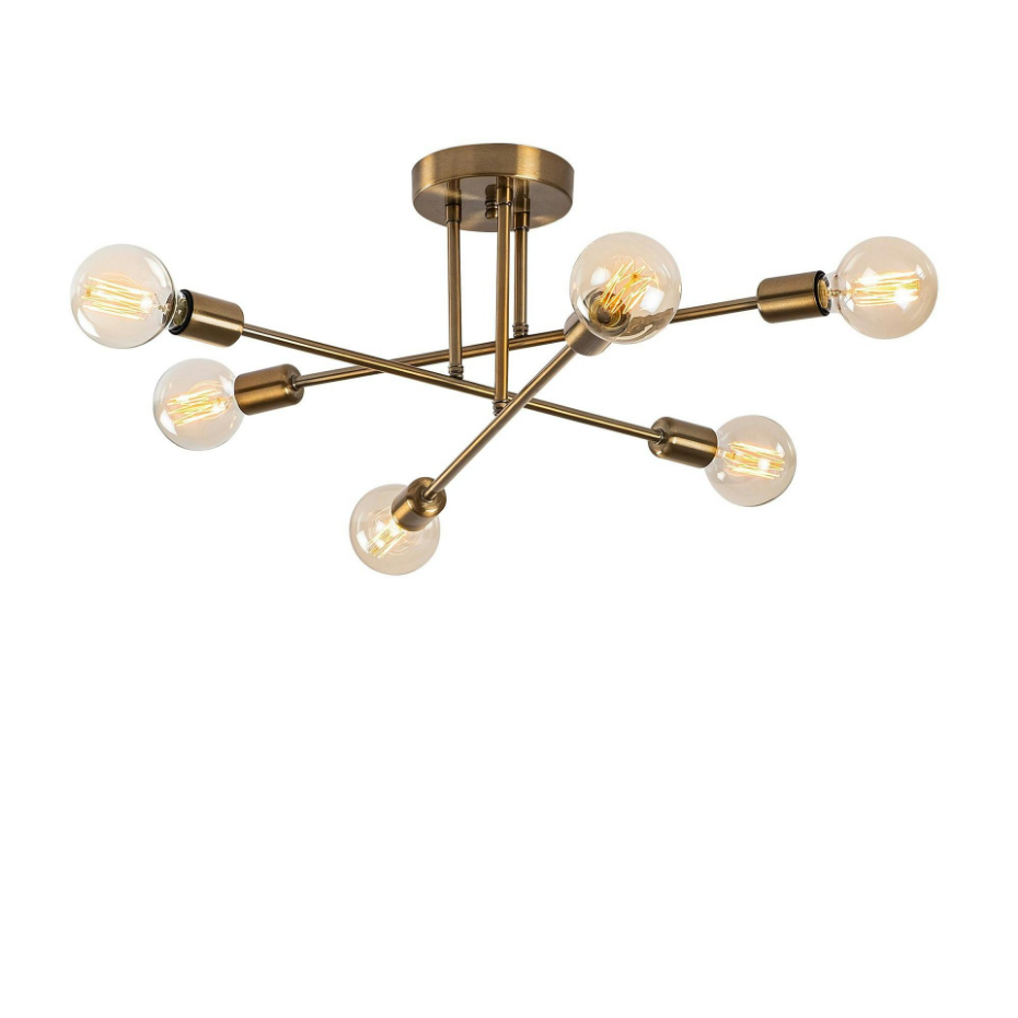 Plafonnier design 6 lampes MARATEA