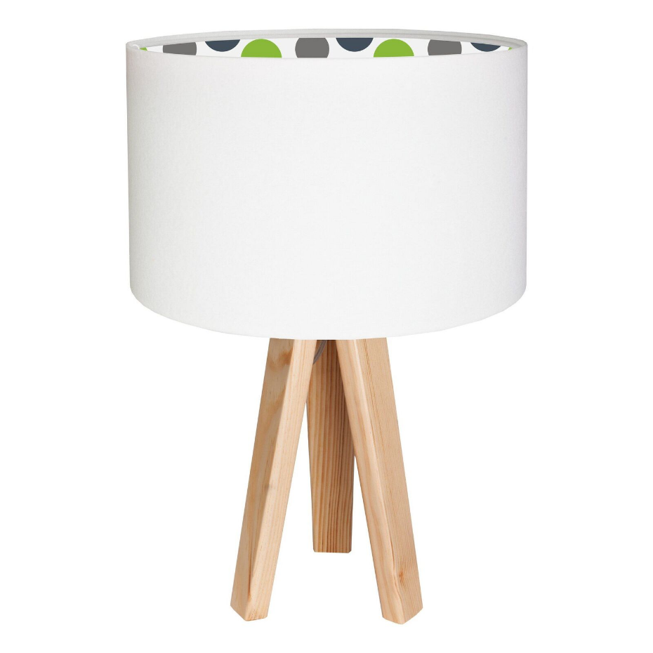 Lampe de chevet en bois avec intérieur décoratif Kids
