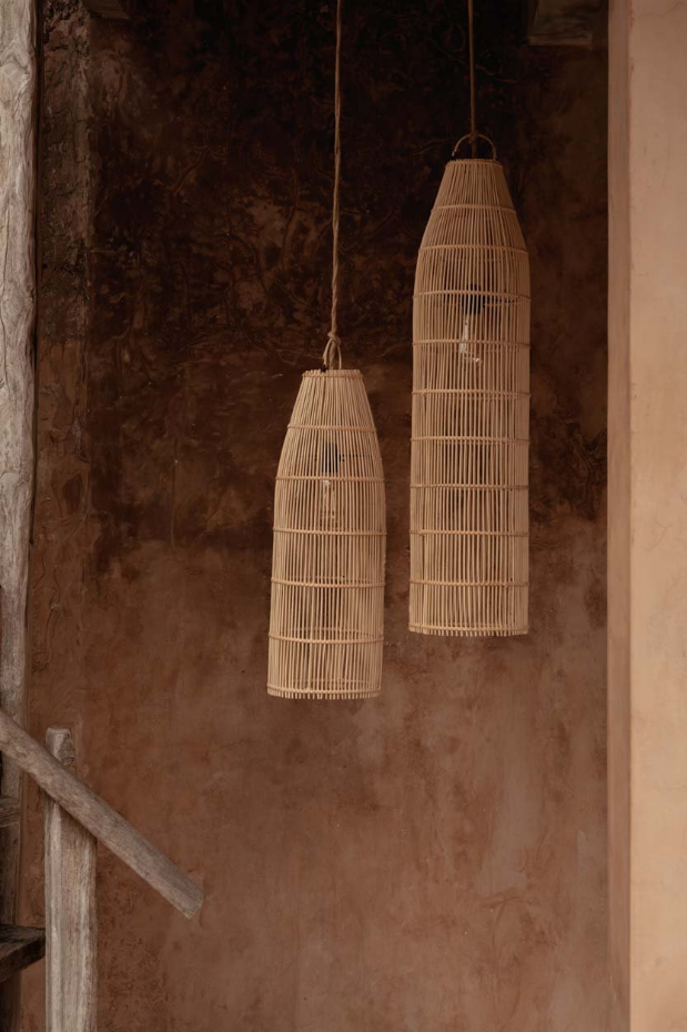 Suspension en rotin FISH TRAP