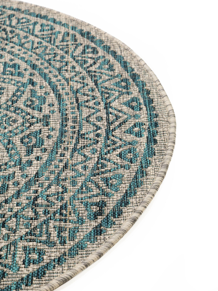 Tapis d'extérieur & intérieur rond CLEO