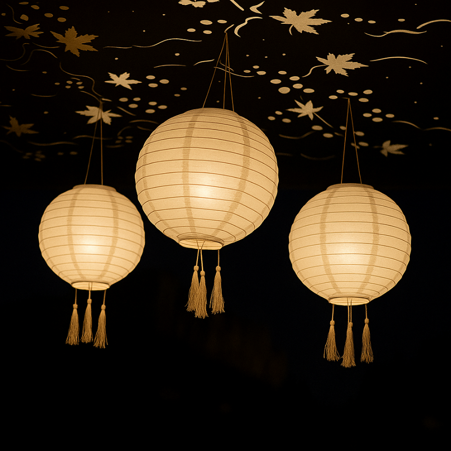 3 Lampions solaires HIMALAYA ∅30cm