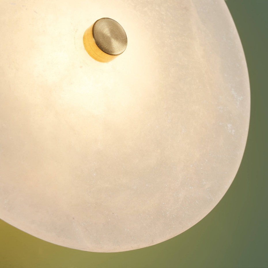 Applique ou spot marbre rond LED - LILASEA