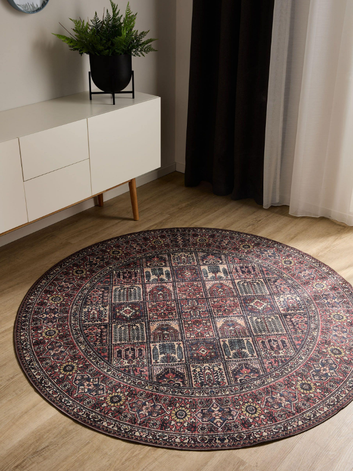 Tapis rond lavables GEORGE