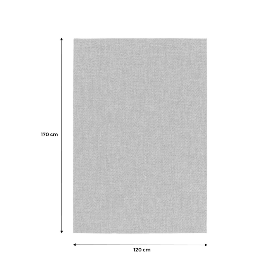 Tapis intérieur/extérieur effet jute coloris naturel OLIVER