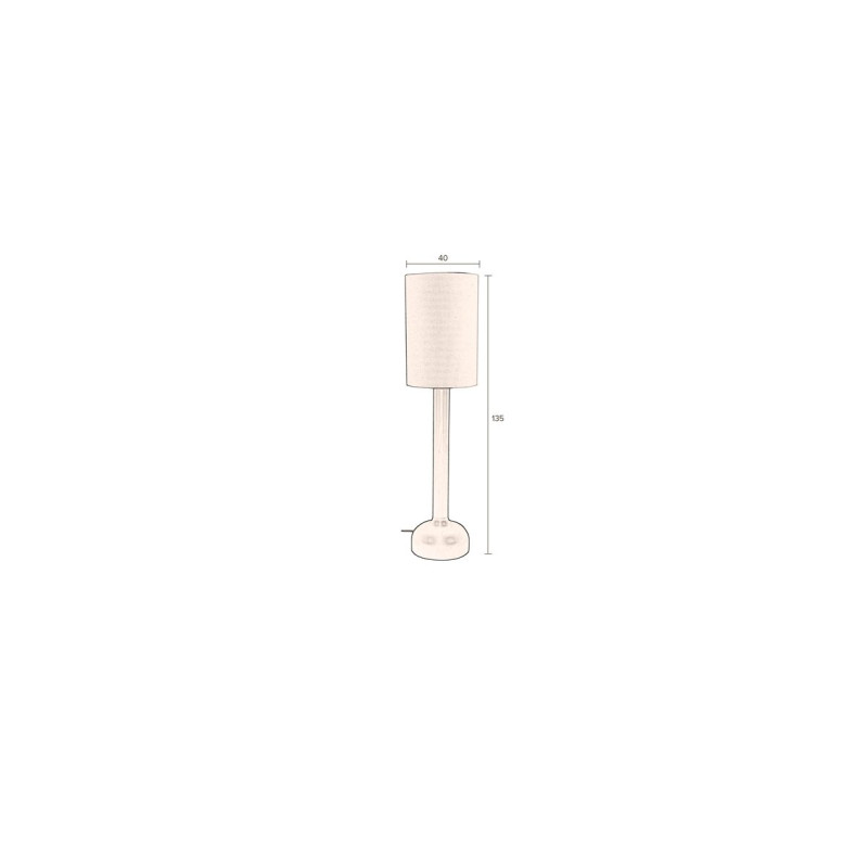 Lampadaire design en bois vintage, JONES