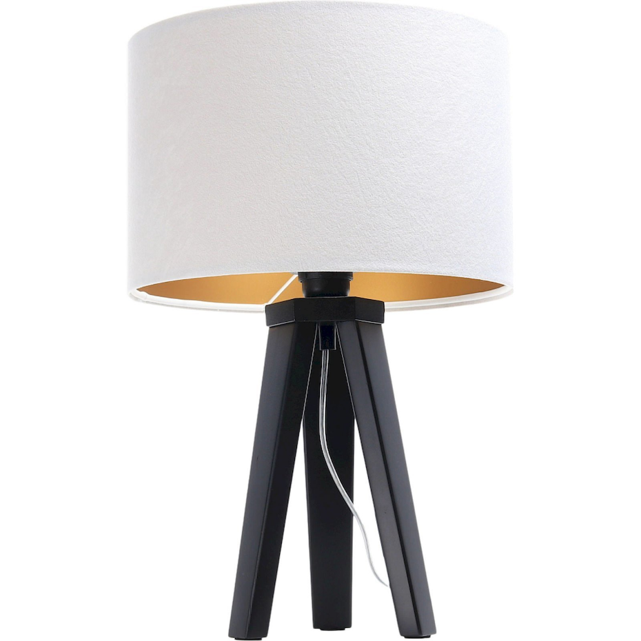 Lampe de chevet en bois Glamour