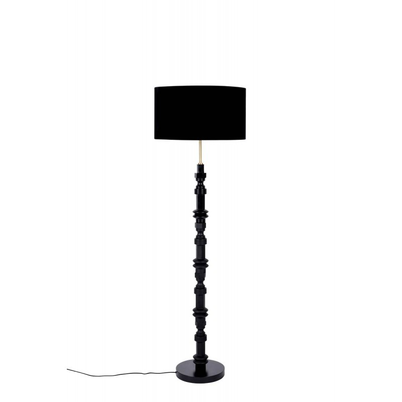 Lampadaire design en bois baroque, TOTEM DESK