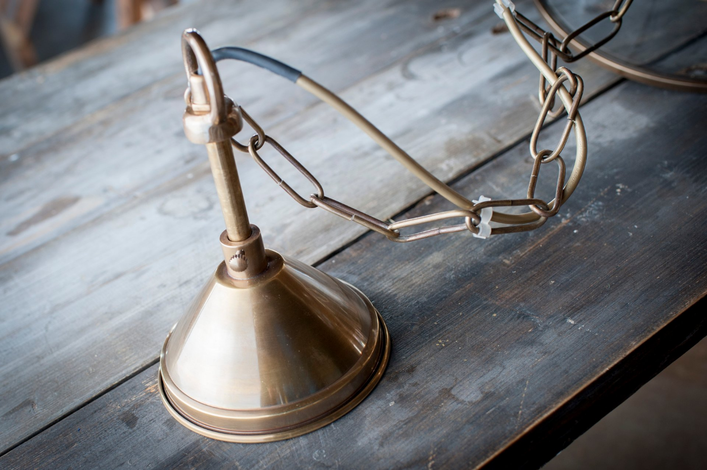 Lampe suspendue en laiton ORIENT EXPRESS