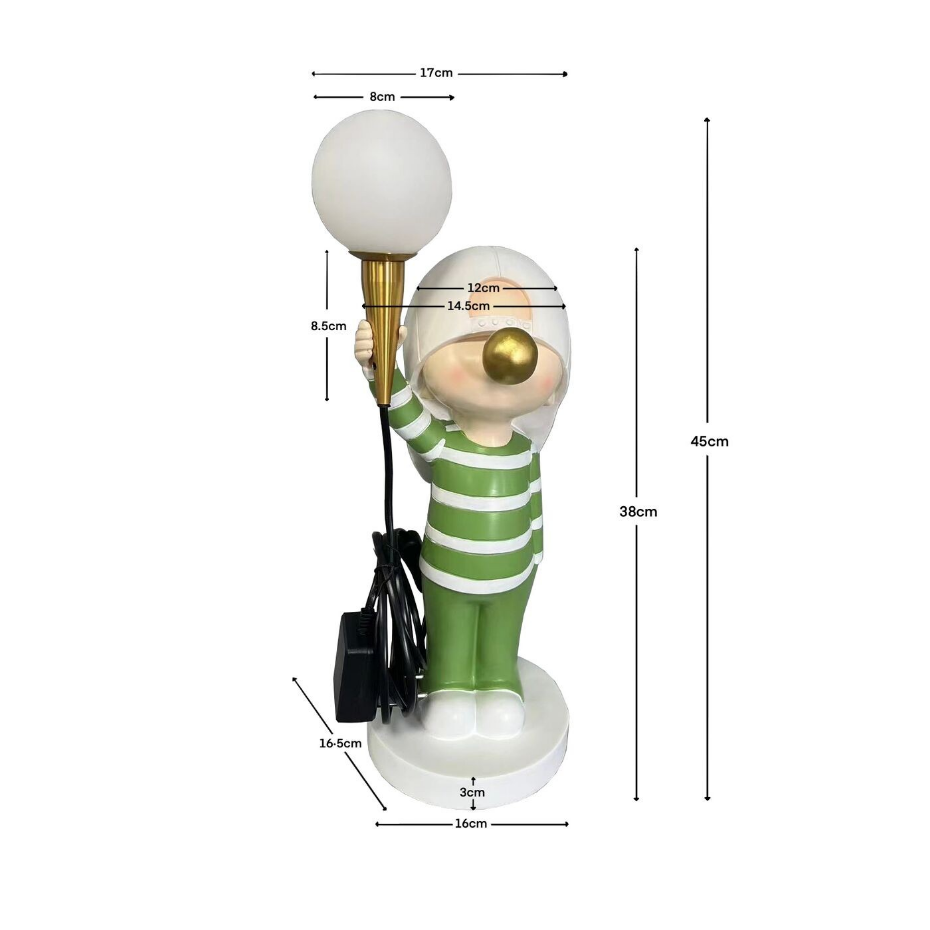 Lampe garçon chewing-gum