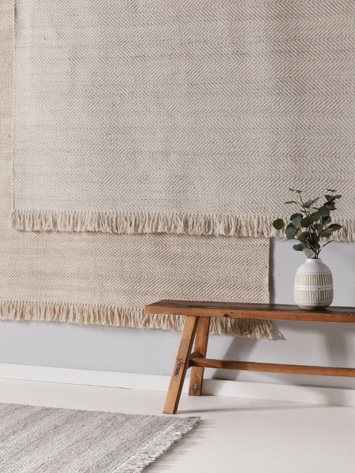 Tapis de laine tissé main LARS