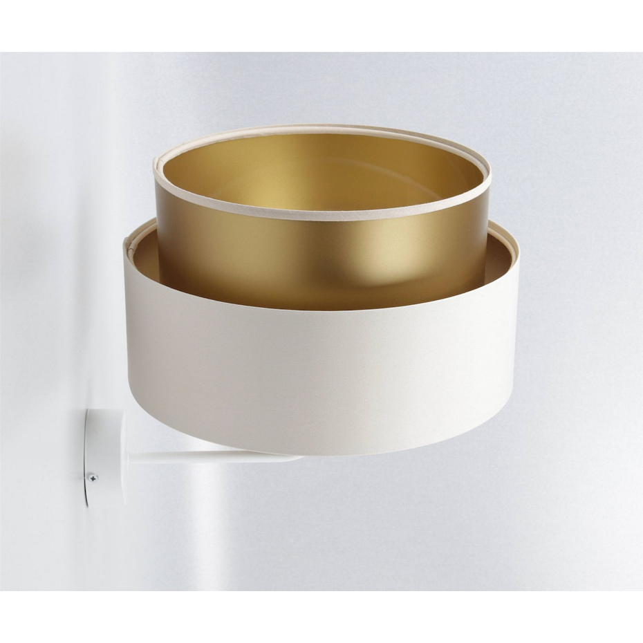 Applique murale ronde en PVC Duo ellegant