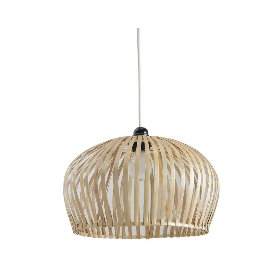 Abat jour en bambou pour suspension Naturel