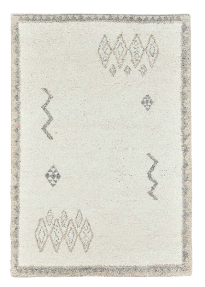 Tapis berbère Hadj design noué main en laine