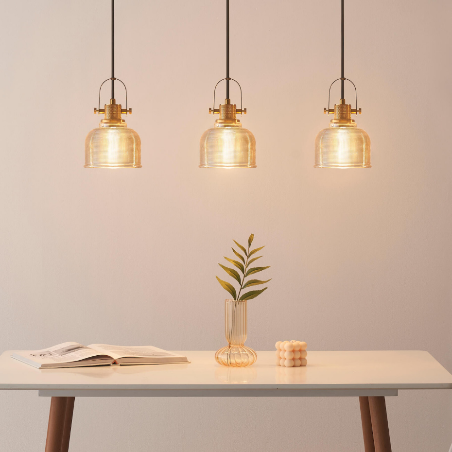 Suspension Design Vintage en Verre - VELA