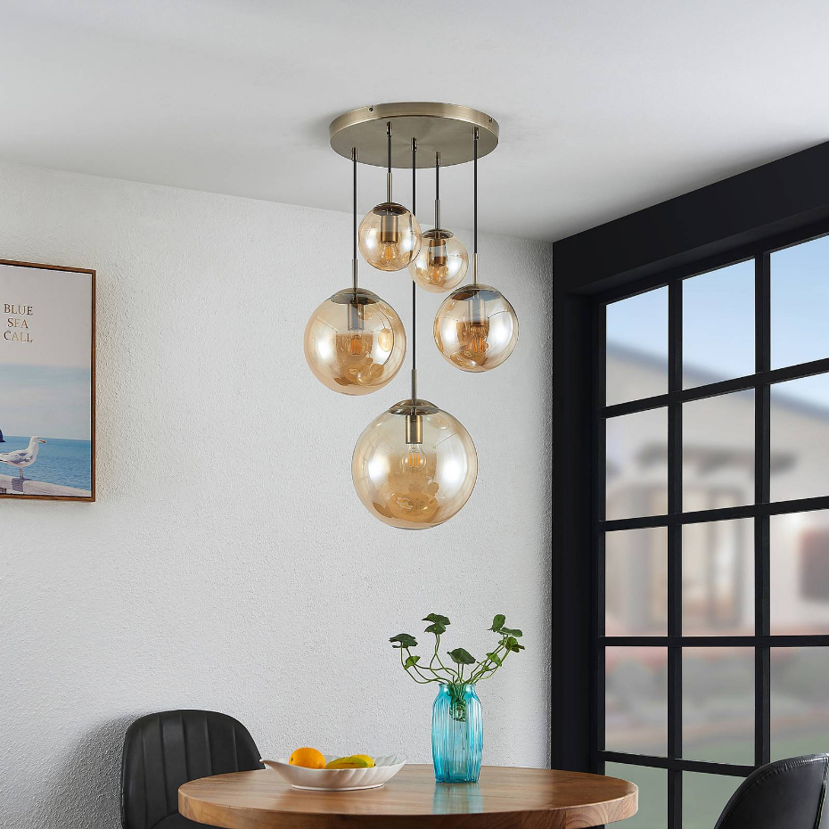 Suspension en verre vintage, Teeja