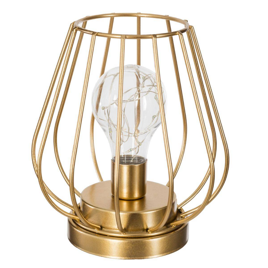 Lampe micro LED métal filaire doré MADI