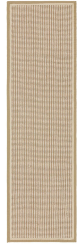 Tapis de salon moderne laine et jute ROKA