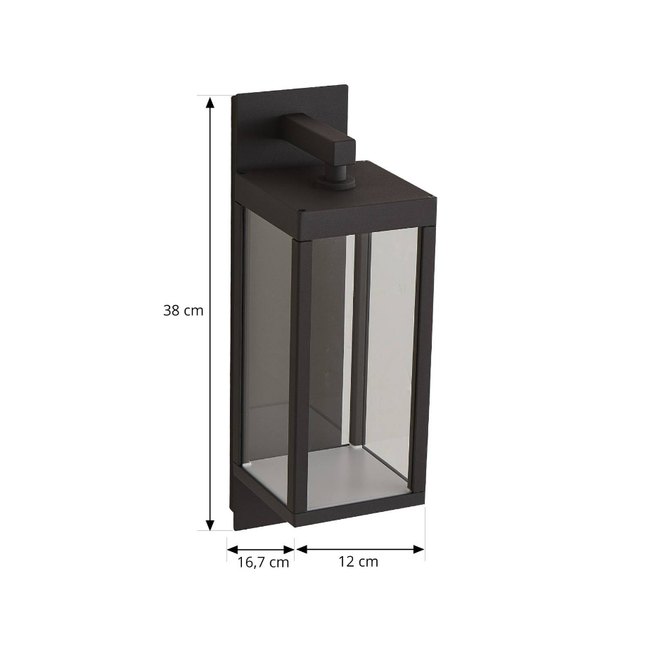Applique extérieure en aluminium moderneLED