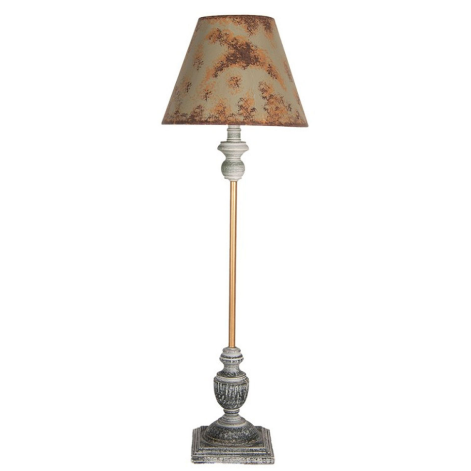 Lampe à poser ronde classique métal 24x24x72cm