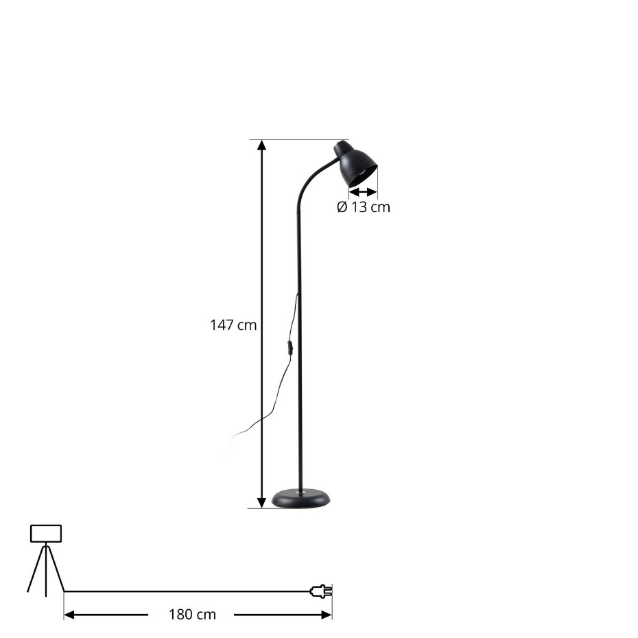 Lampadaire en métal, Tebbi