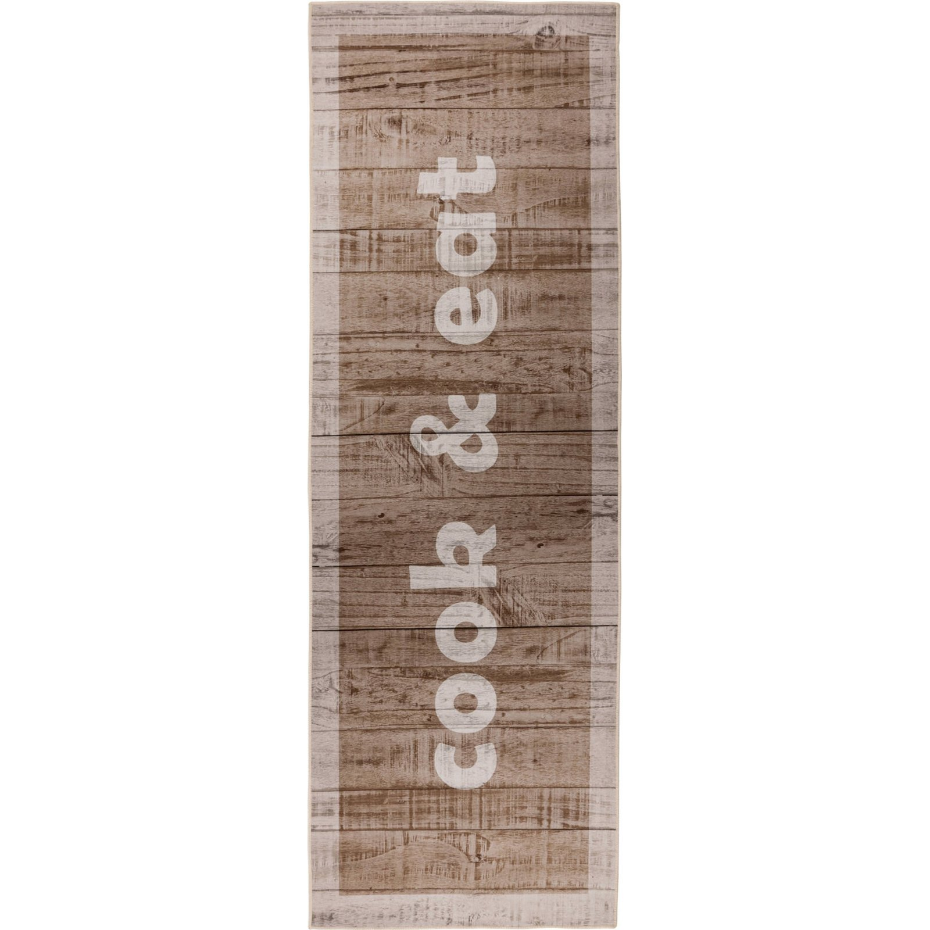 Tapis de couloir en polyester rectangulaire