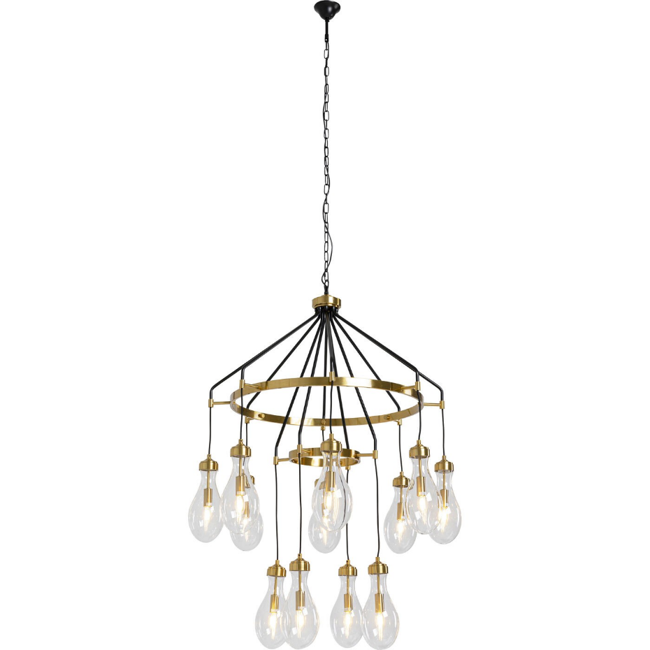 Suspension en verre et acier, BELL HIGHLIGHT