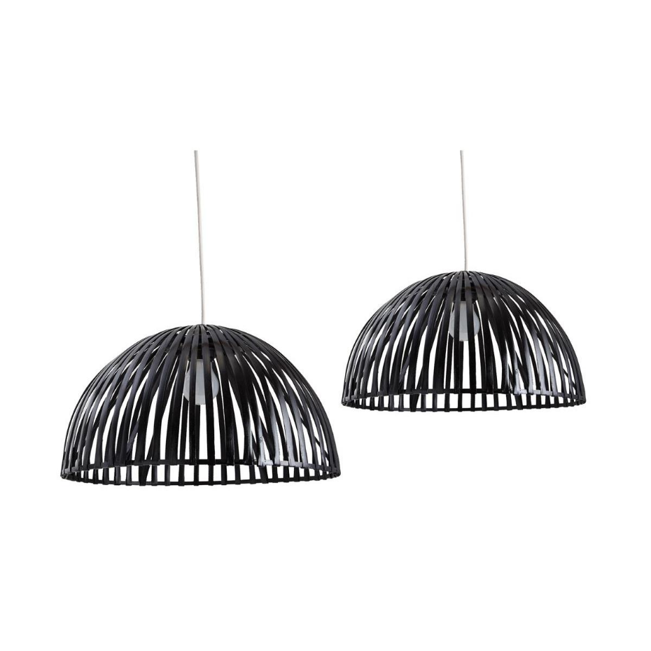 Abat-jour en bambou (Lot de 2)