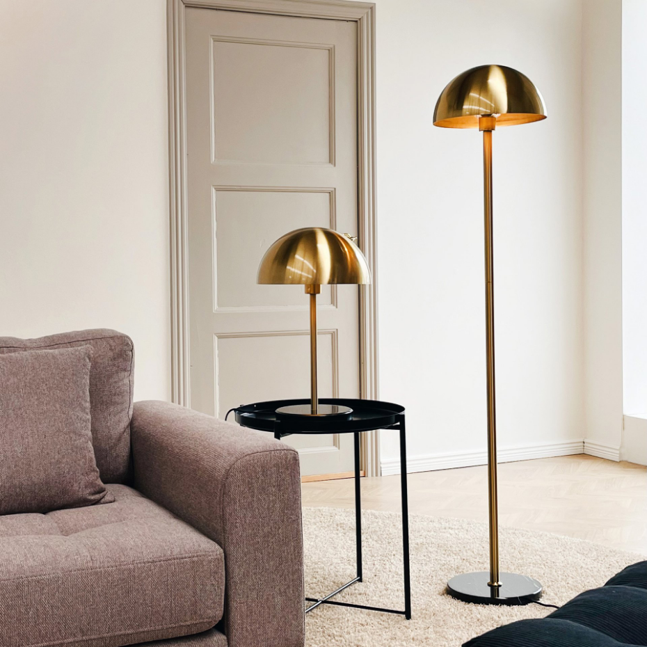 Lampe à poser en Métal brass/marble Nancy