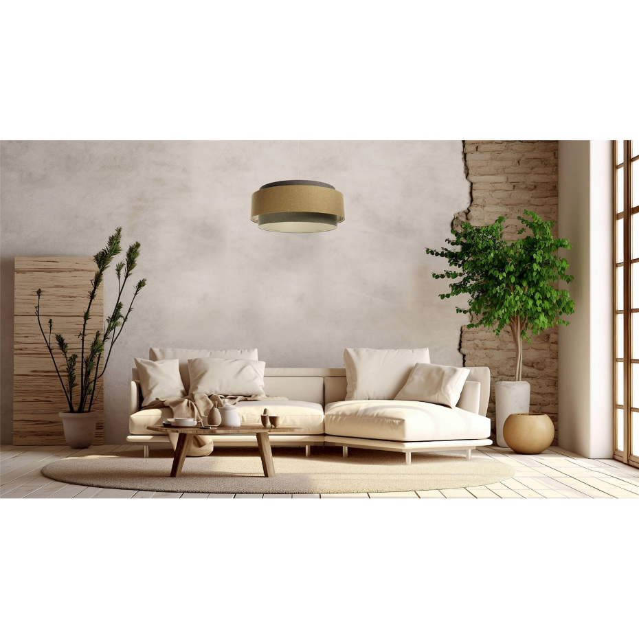 Suspension en tissu rond Boho Elegant