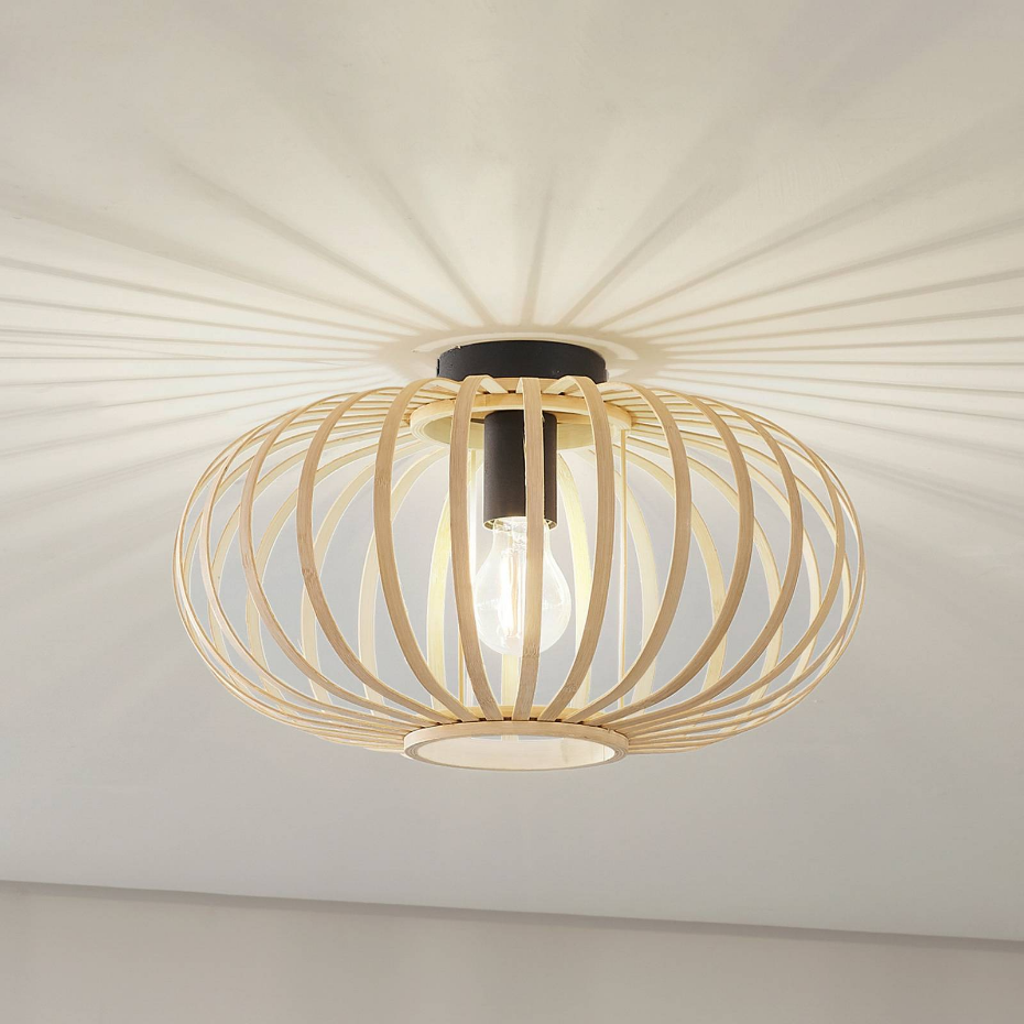 Plafonnier en bambou traditionnel, Lielle